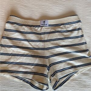 Parke Cream & Navy Stripe Women’s Shorts